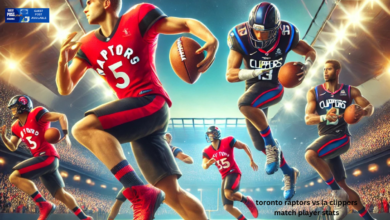 toronto raptors vs la clippers match player stats