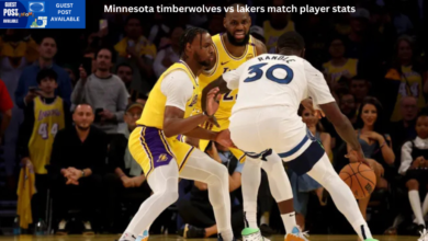 Minnesota timberwolves vs lakers match player stats