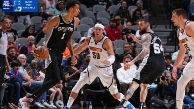 San antonio spurs vs denver nuggets match player stats