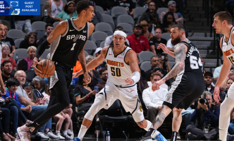 San antonio spurs vs denver nuggets match player stats