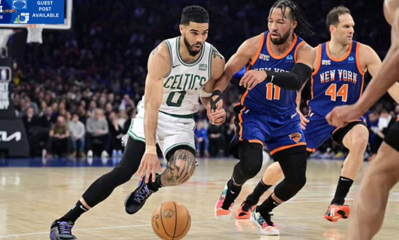 Knicks vs boston celtics match player stats