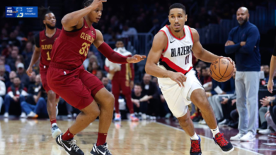 Cleveland cavaliers vs portland trail blazers match player stats