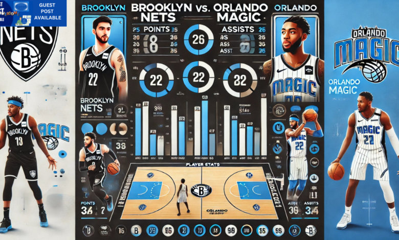 Brooklyn nets vs orlando magic match player stats