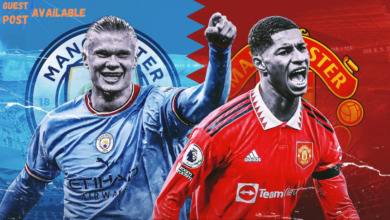 Man city vs man united lineups