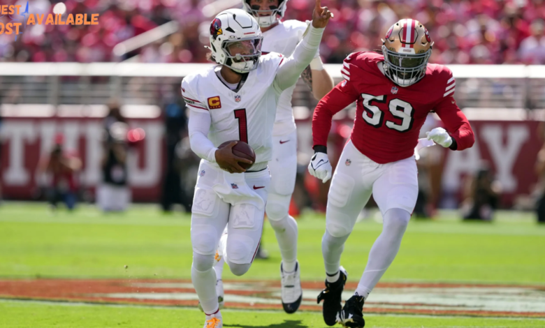 arizona cardinals vs 49ers match player stats