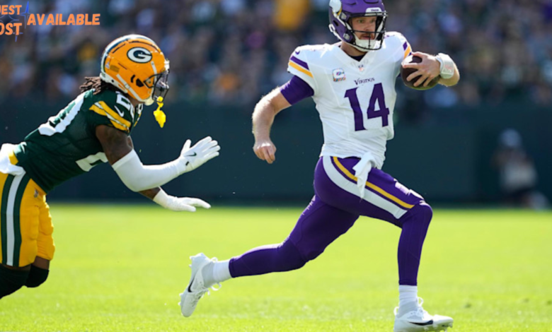Minnesota vikings vs green bay packers match player stats