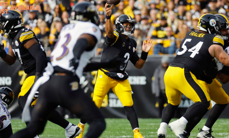 Baltimore ravens vs steelers match player stats
