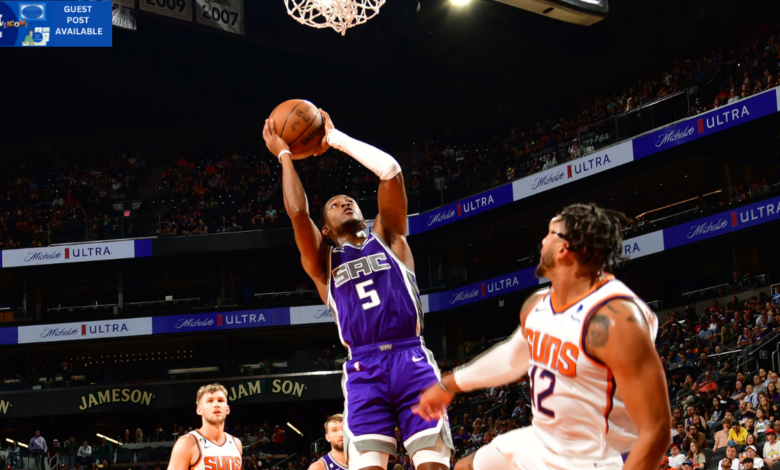 Sacramento kings vs phoenix suns match player stats